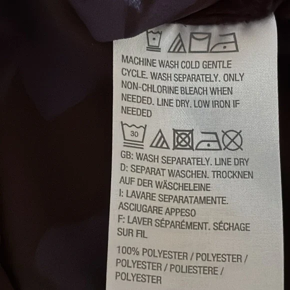 Linea by Louis Dell'Olio Black Floral Women's Blouse Size XL - Picture 4 of 6